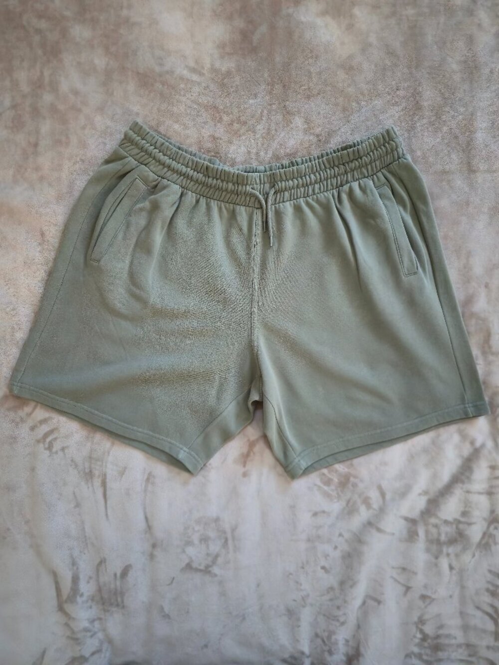 H&M Regular Fit Sweatshirt Lounge Shorts Sage Green Olive Men's XXL